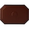 Ekena Millwork Felix Ceiling Medallion, Hand-Painted Antique Copper, 25 1/4"W x 17 1/4"H x 1 3/4"P CM25FEACS - alternate 1